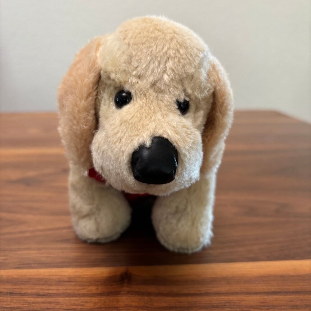 Webkinz Yellow Lab plush with costume (plush only, no codes)